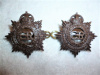 A rare Edward VIII Royal Army Service Corps Bronze Collar Badge Pair